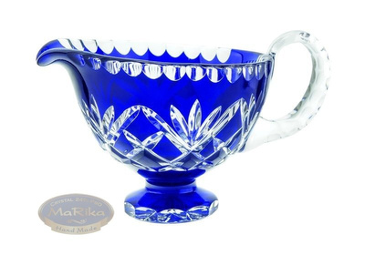 Blue gravy boat