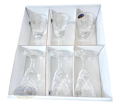 Crystal glasses for vodka 30ml Pineapple