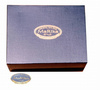 Set di bicchieri e decanter per whisky Frantoio Cobalto