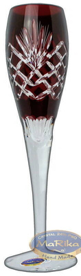 Ruby Fiona Pineapple champagne glasses 6 pieces