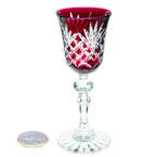 Ruby crystal liqueur glasses 60 ml Pineapple