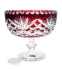 Ruby crystal bowl 16 cm Pineapple