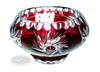 Ruby crystal bowl
