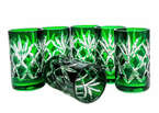Emerald crystal vodka glasses 40 ml Pineapple