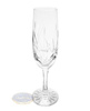 Crystal champagne glasses 170 ml Frozen Leaf