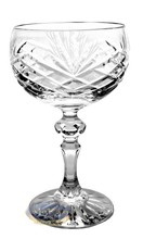 Crystal champagne glasses 150ml Pineapple