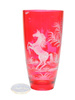 Amaranth engraved vase Horses