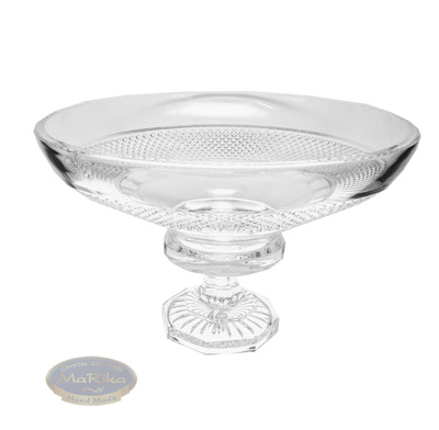 Crystal fruit plate 35 cm Checkered