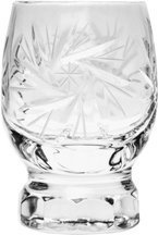 Kryształowe kieliszki do wódki 30 ml M Liść