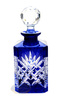 Cobalt whiskey decanter Pineapple