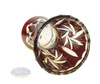 Ruby crystal vase 18 Mill