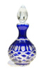 Cobalt crystal carafe of 500 ml vodka and tinctures Olive lattice