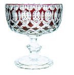 Crystal black bowl with horses