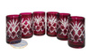 Ruby crystal vodka glasses 40 ml Pineapple