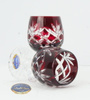Ruby crystal vodka glasses 40 ml Pineapple