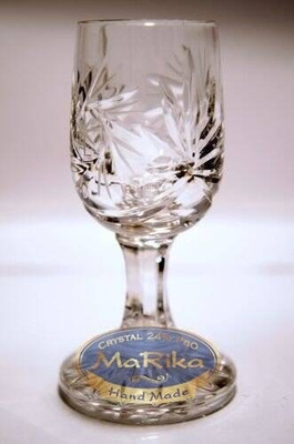 Kryształowe kieliszki do wódki 25ml Młynek