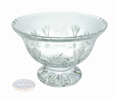 Kryształowa misa na stopie