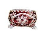 Ruby crystal fruit bowl  16 cm Grinder Olive