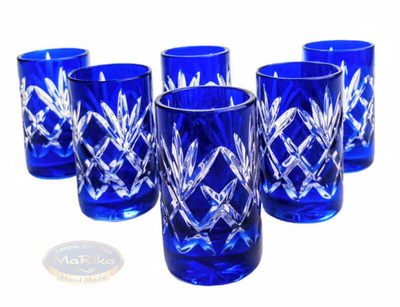 Cobalt crystal vodka glasses 40 ml Pineapple
