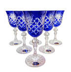 Cobalt crystal wine glasses 170 ml Pineapple