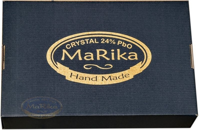 Rubinowe kryształowe szklanki do whisky 350ml Francuski