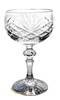 Crystal champagne glasses 150ml Pineapple