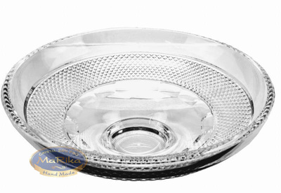 kryształowy talerz 30cm Krata