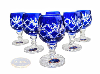 Cobalt crystal vodka glasses 40 ml Pineapple