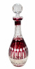 Ruby crystal wine decanter 700ml Mill Olive