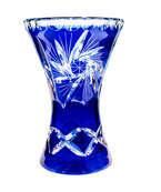 Cobalt crystal vase 18 Grinder