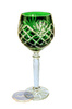 Emerald crystal wine glasses 280 ml Pineapple
