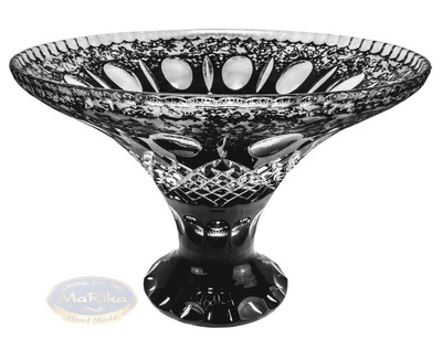 Black crystal bowl
