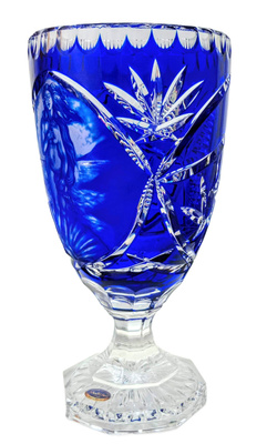 Grawerowany kryształowy wazon 30 cm Narodziny Wenus