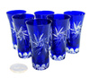 UZO cobalt crystal glasses 75 ml Mill Olive