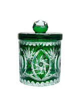 Emerald crystal chocolate box 12 cm Olive Mill