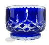 Cobalt crystal bowl