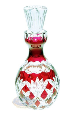 Kryształowa Rubinowa karafka Ananas