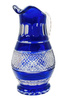 Kobaltowy kryształowy dzbanek 1500ml Krateczka