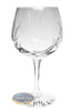 Crystal wine glasses 500 ml 6 Frosted Leaf