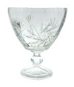 Crystal bowl on the leg