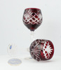 Ruby crystal wine glasses 280 ml Pineapple