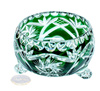 Emerald crystal fruit bowl  16 cm Grinder Olive
