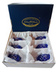 Cobalt crystal vodka glasses 25ml Pineapple