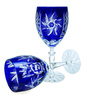 Cobalt crystal wine glasses 220 ml. Olive grinder