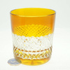 Coloured crystal whisky glasses 350ml Crate