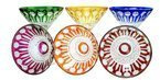 Colored  crystal martini glasses 170ml French