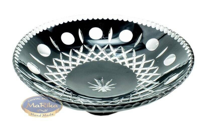 Black crystal bowl