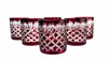 Colour crystal glasses for whisky 280ml