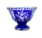 Cobalt crystal fruit bowl 16 cm Mill Olive