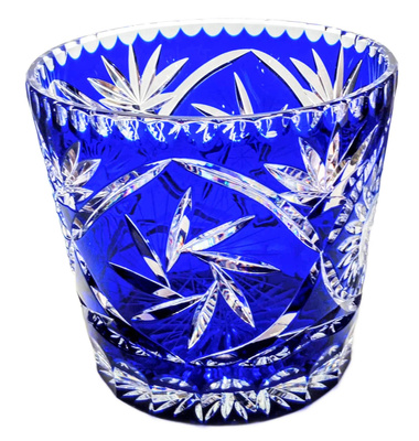 Kobaltowy kryształowy Kubeł na szampana